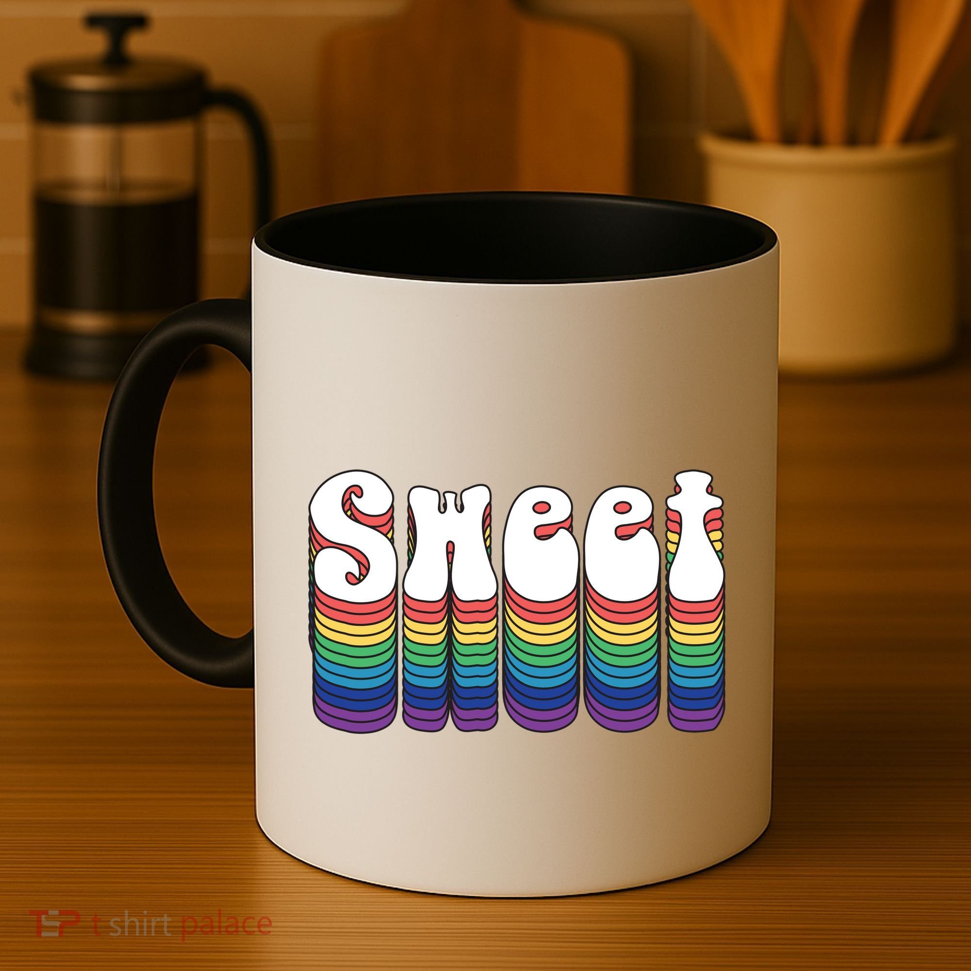 Sweet Groovy Retro 70's Style Coffee Mug
