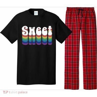 Sweet Groovy Retro 70's Style Pajama Set
