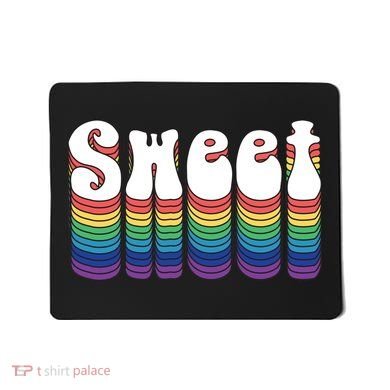 Sweet Groovy Retro 70's Style Mousepad