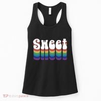 Sweet Groovy Retro 70's Style Women's Tank Top thumb 0