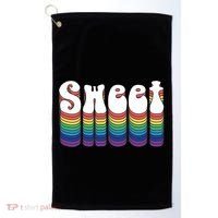 Sweet Groovy Retro 70's Style Golf Towel thumb 0