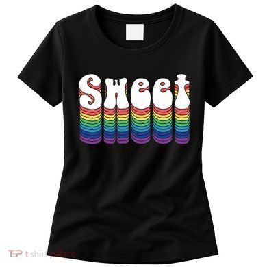 Sweet Groovy Retro 70's Style Women's T-Shirt