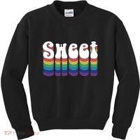 Sweet Groovy Retro 70's Style Kids Sweatshirt thumb 0