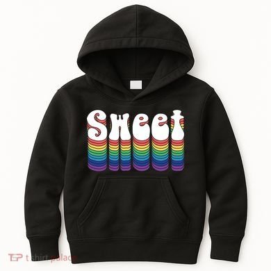 Sweet Groovy Retro 70's Style Kids Hoodie