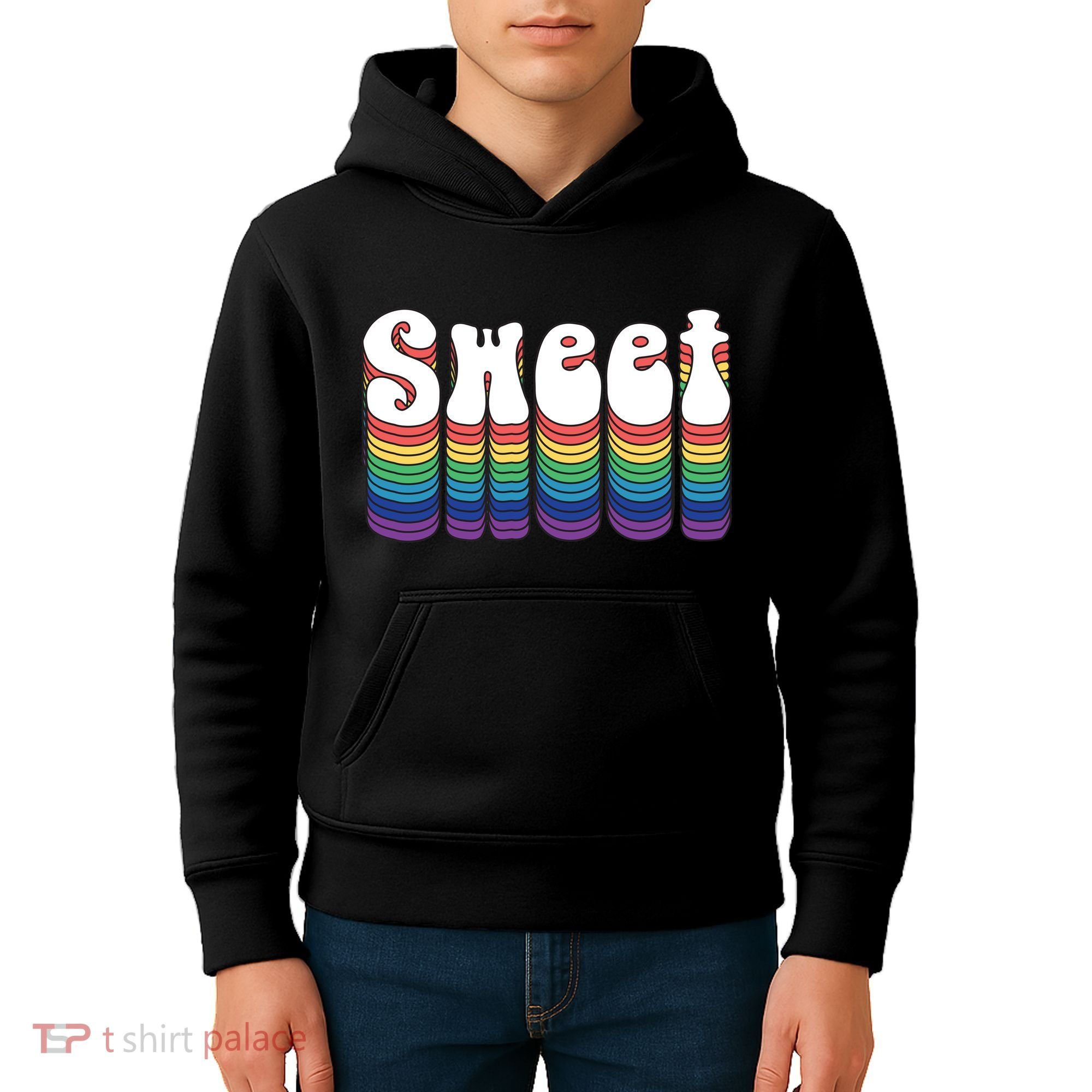 Sweet Groovy Retro 70's Style Kids Hoodie