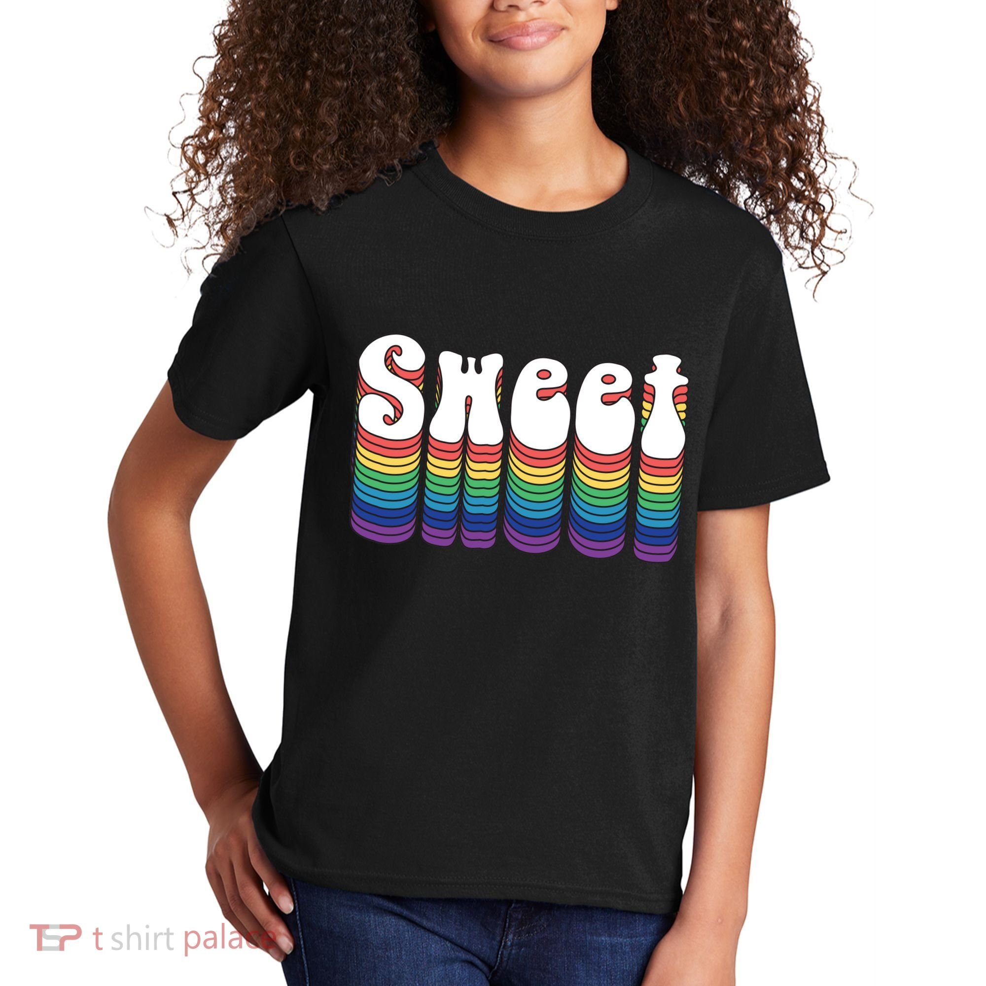 Sweet Groovy Retro 70's Style Kids T-Shirt