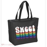 Sweet Groovy Retro 70's Style Tote Bag thumb 2