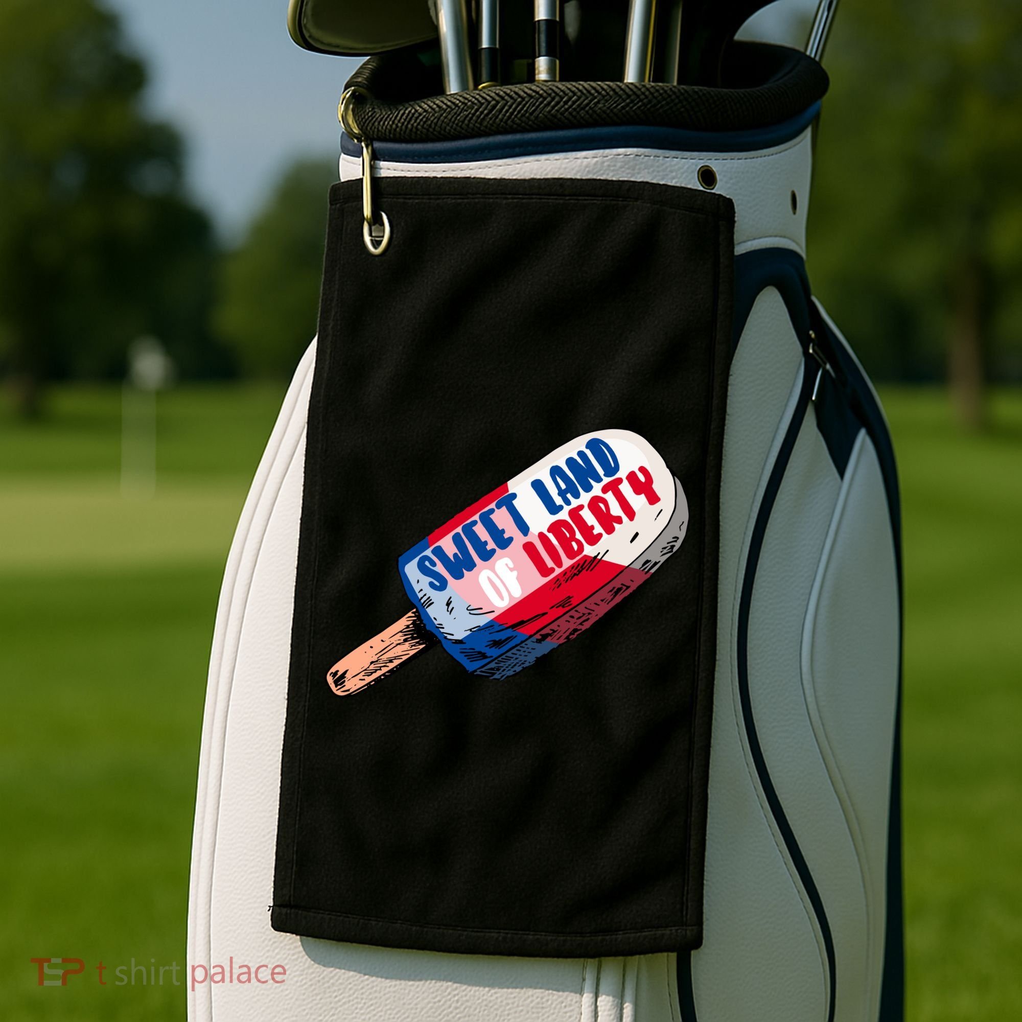 Sweet Land of Liberty Golf Towel