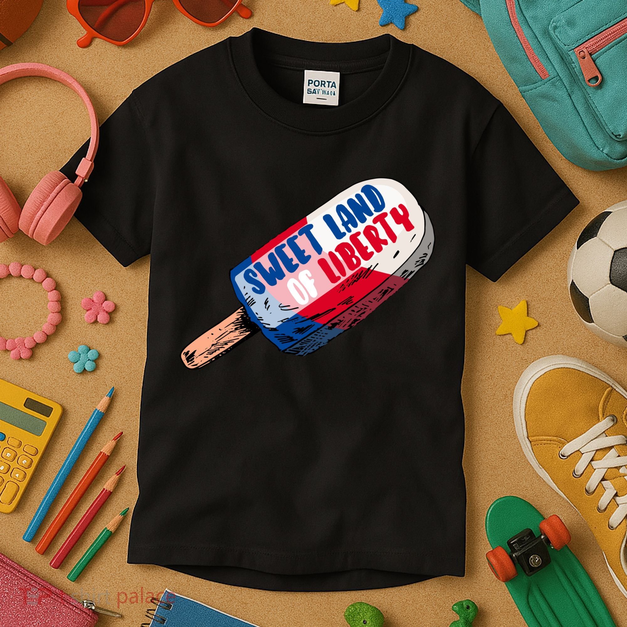 Sweet Land of Liberty Kids T-Shirt