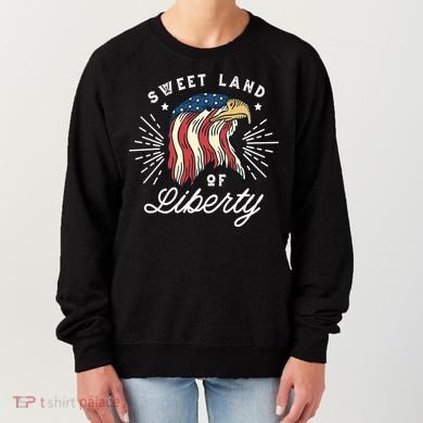Sweet Land Of Liberty Eagle Women's Sweatshirt