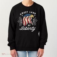 Sweet Land Of Liberty Eagle Women's Sweatshirt thumb 0