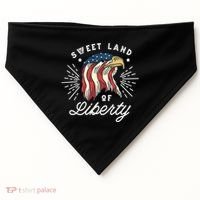Sweet Land Of Liberty Eagle USA-Made Doggie Bandana thumb 0
