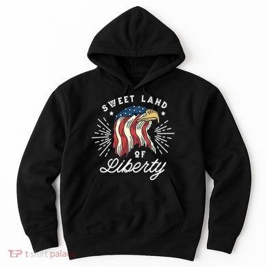 Sweet Land Of Liberty Eagle Hoodie