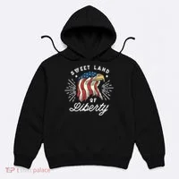 Sweet Land Of Liberty Eagle Hoodie thumb 0