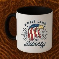 Sweet Land Of Liberty Eagle Coffee Mug thumb 2