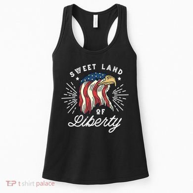 Sweet Land Of Liberty Eagle Women's Tank Top