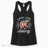 Sweet Land Of Liberty Eagle Women's Tank Top thumb 0