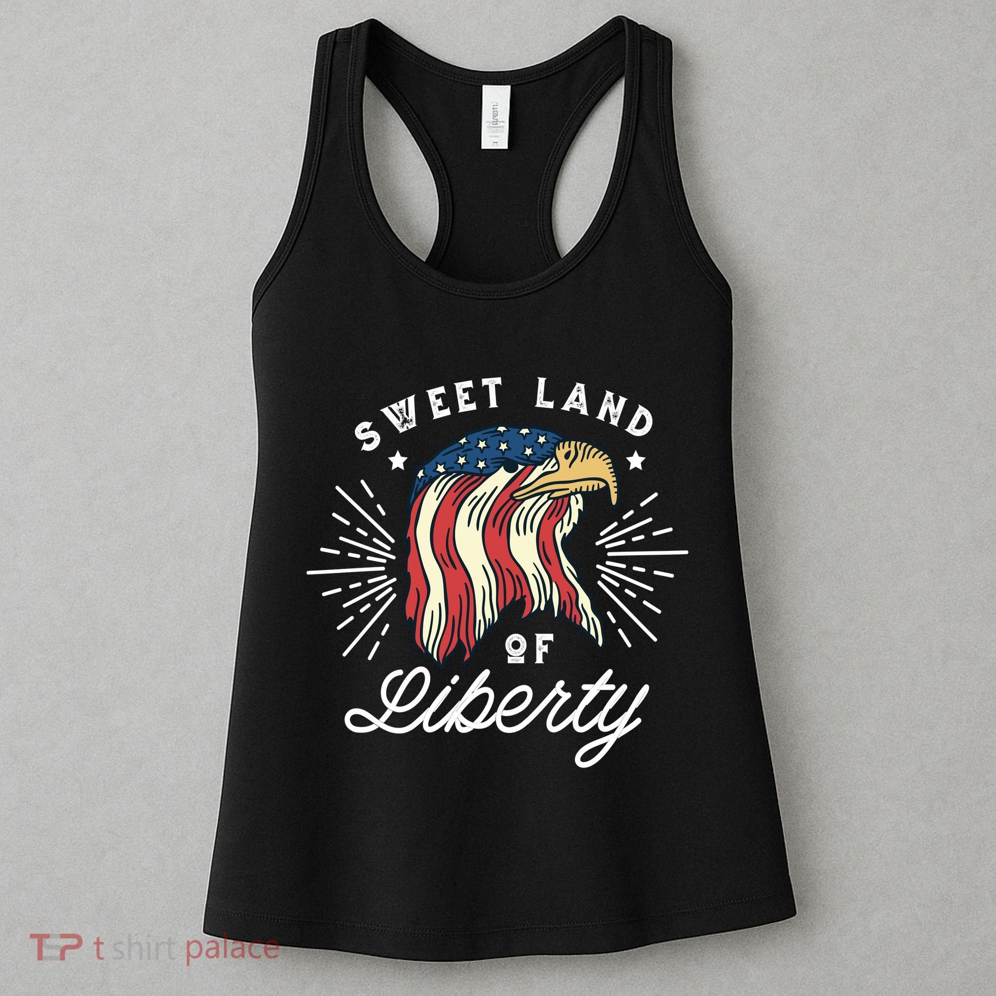 Sweet Land Of Liberty Eagle Women's Tank Top