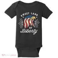 Sweet Land Of Liberty Eagle Baby Bodysuit thumb 0