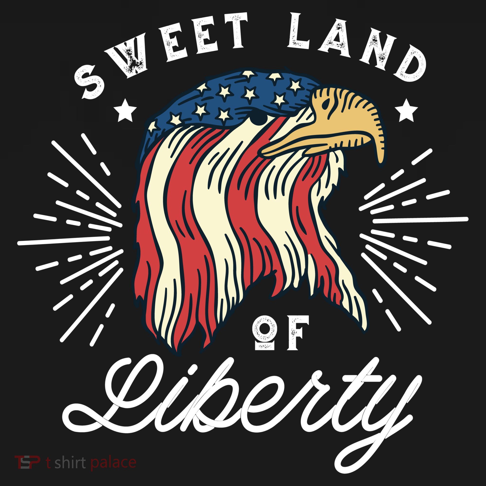Sweet Land Of Liberty Eagle Baby Bodysuit