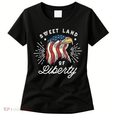 Sweet Land Of Liberty Eagle Women's T-Shirt