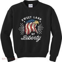 Sweet Land Of Liberty Eagle Kids Sweatshirt thumb 0