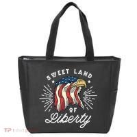 Sweet Land Of Liberty Eagle Tote Bag thumb 0