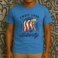 Sweet Land Of Liberty Eagle T-Shirt thumb 3