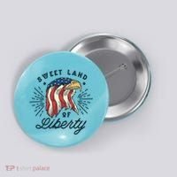 Sweet Land Of Liberty Eagle Button thumb 0