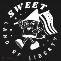 Sweet Land Of Liberty Firework Doggie Tank thumb 4