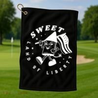 Sweet Land Of Liberty Firework Golf Towel thumb 1