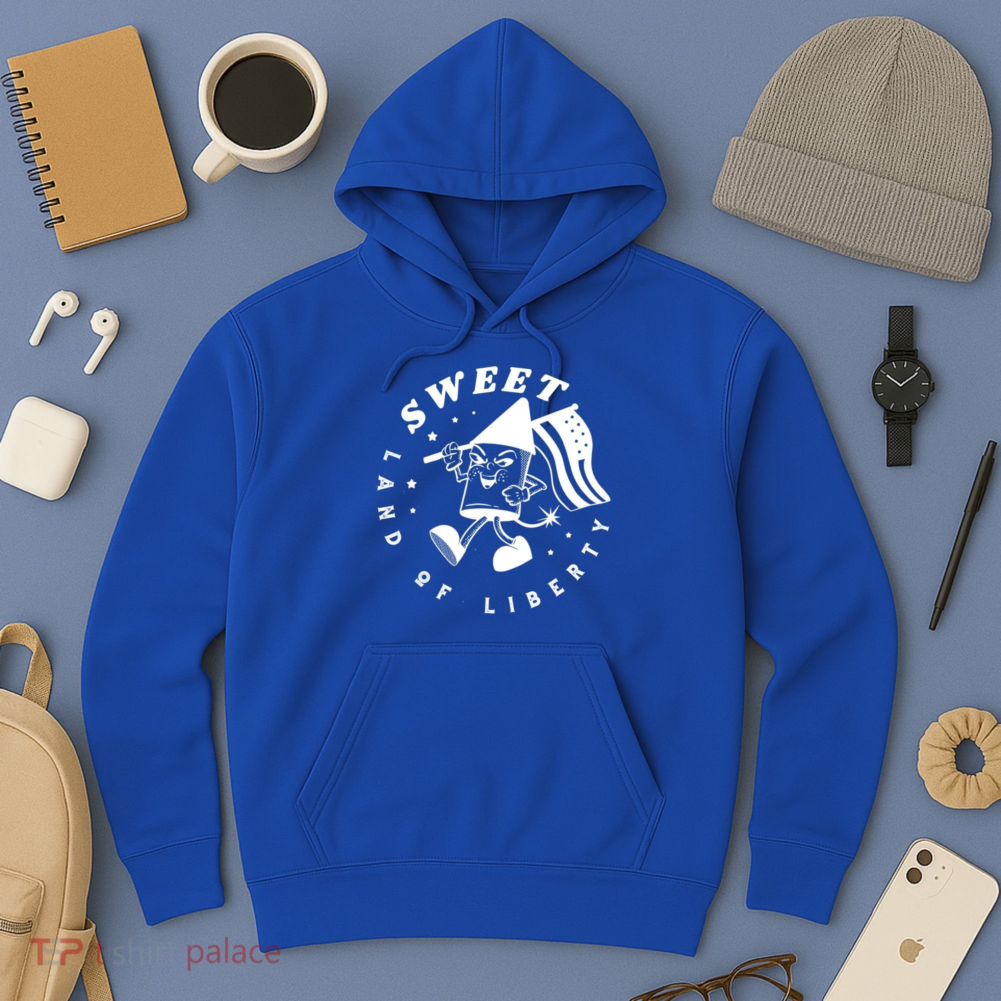 Sweet Land Of Liberty Firework Hoodie