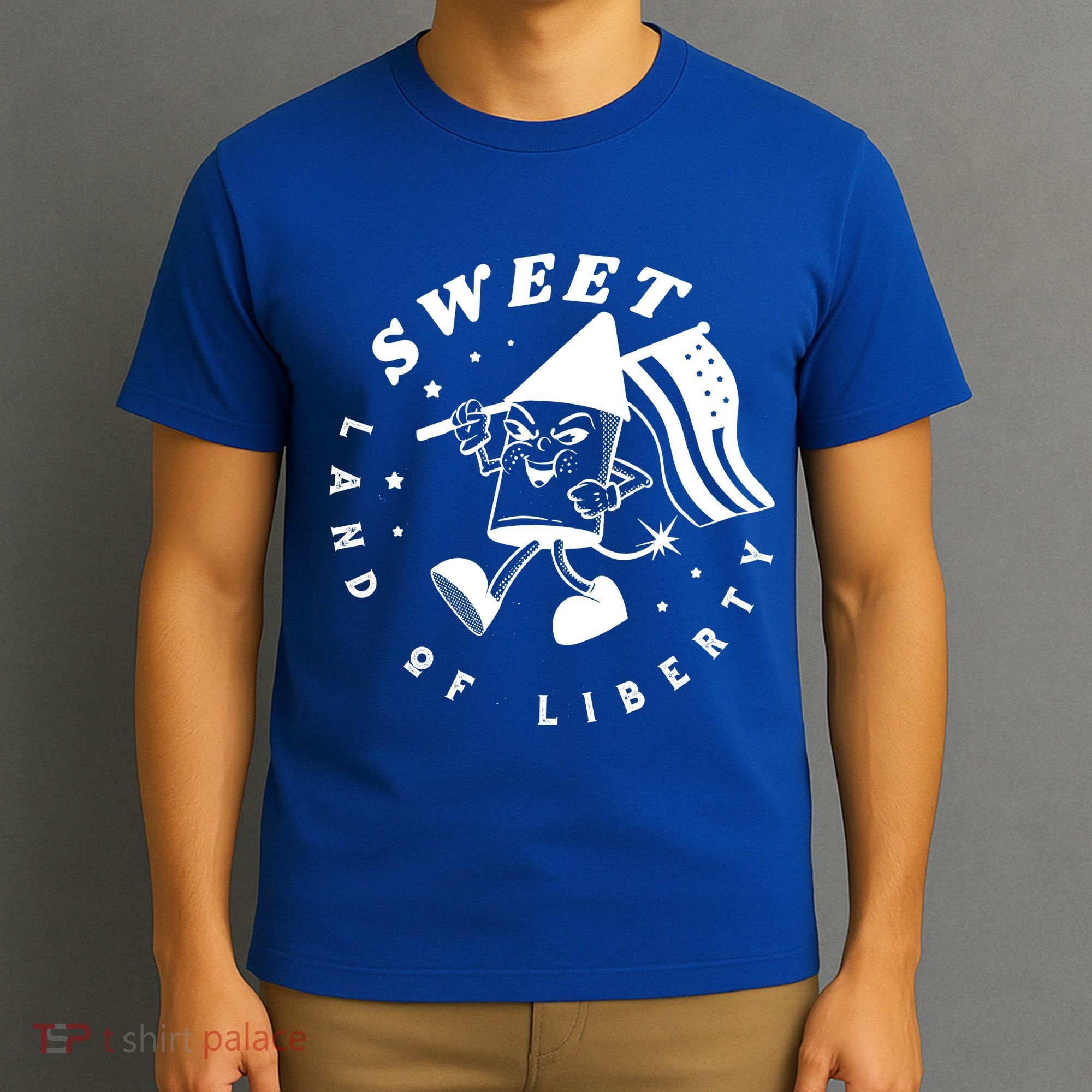 Sweet Land Of Liberty Firework T-Shirt