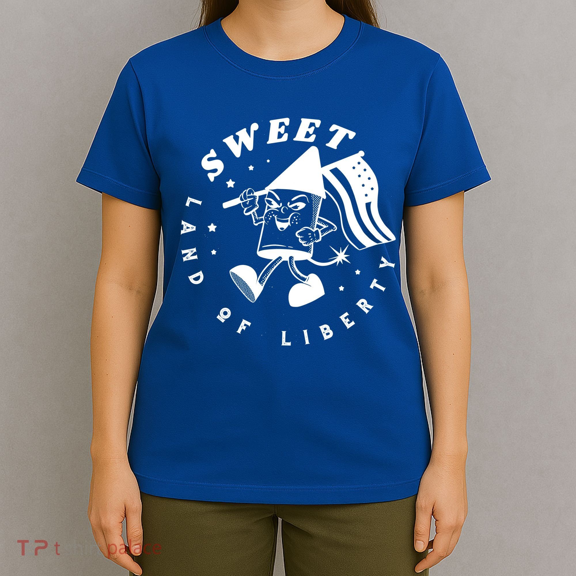 Sweet Land Of Liberty Firework T-Shirt