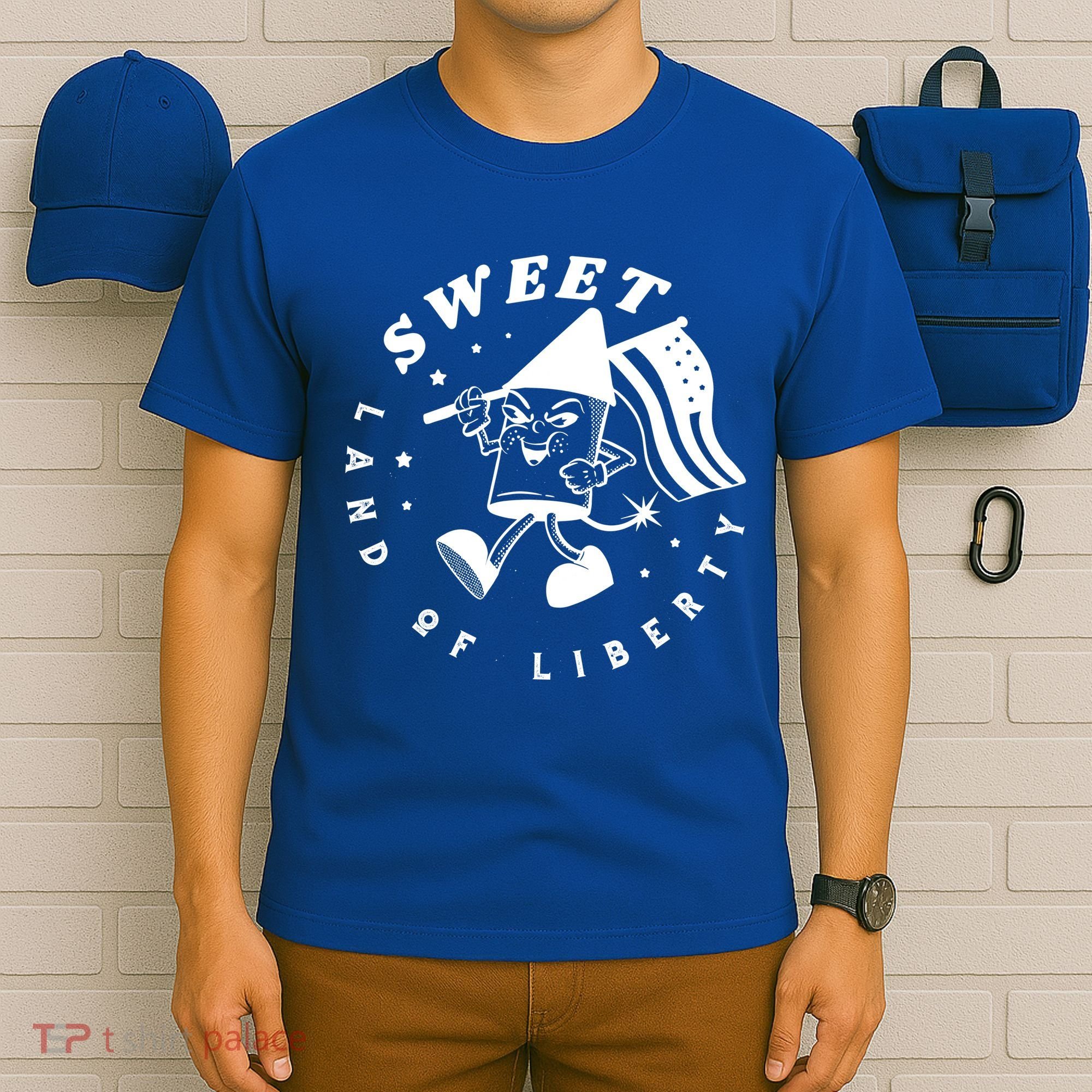 Sweet Land Of Liberty Firework T-Shirt
