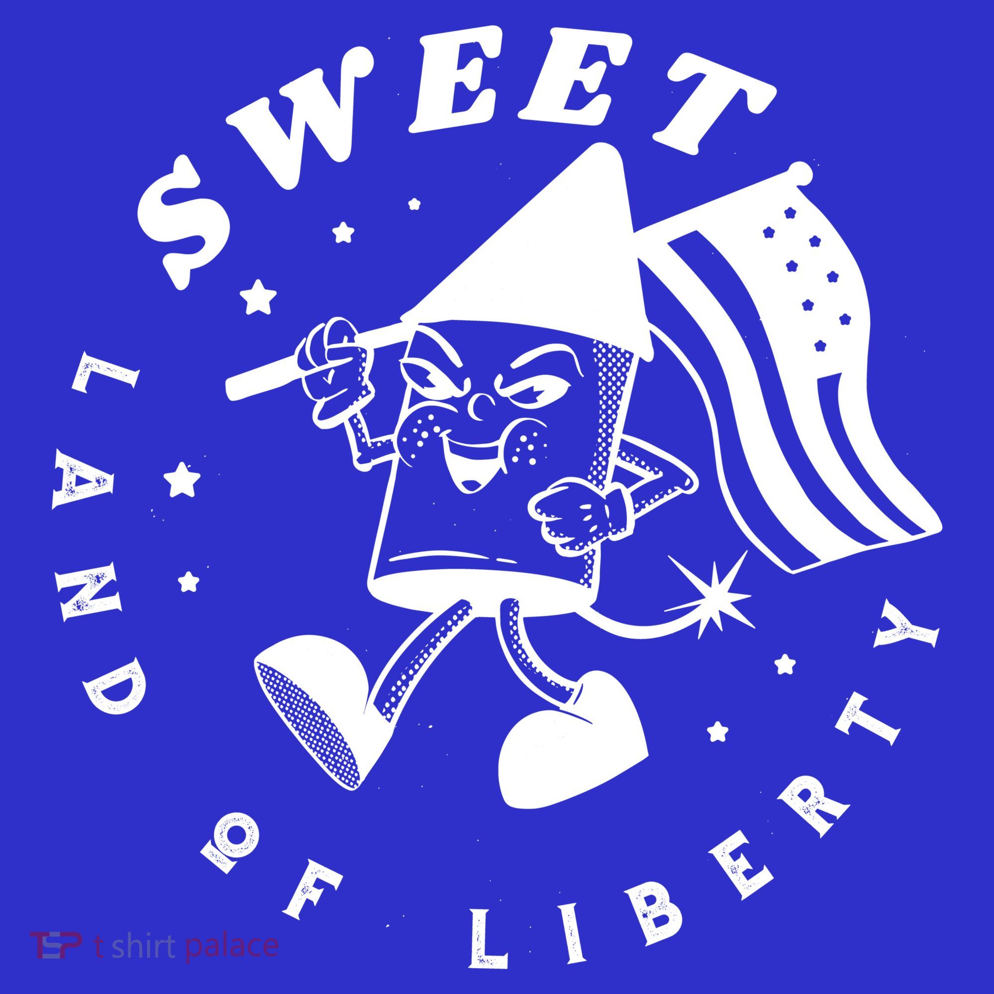 Sweet Land Of Liberty Firework T-Shirt
