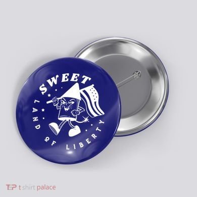 Sweet Land Of Liberty Firework Button