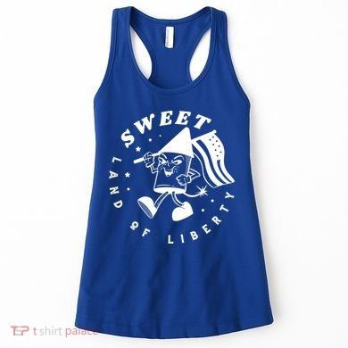 Sweet Land Of Liberty Firework Women's Tank Top