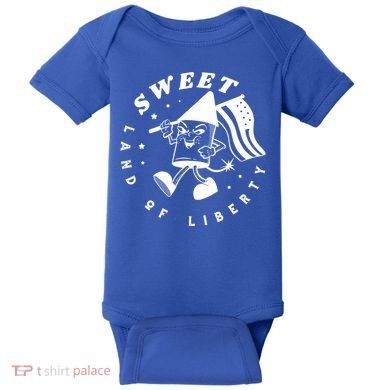 Sweet Land Of Liberty Firework Baby Bodysuit