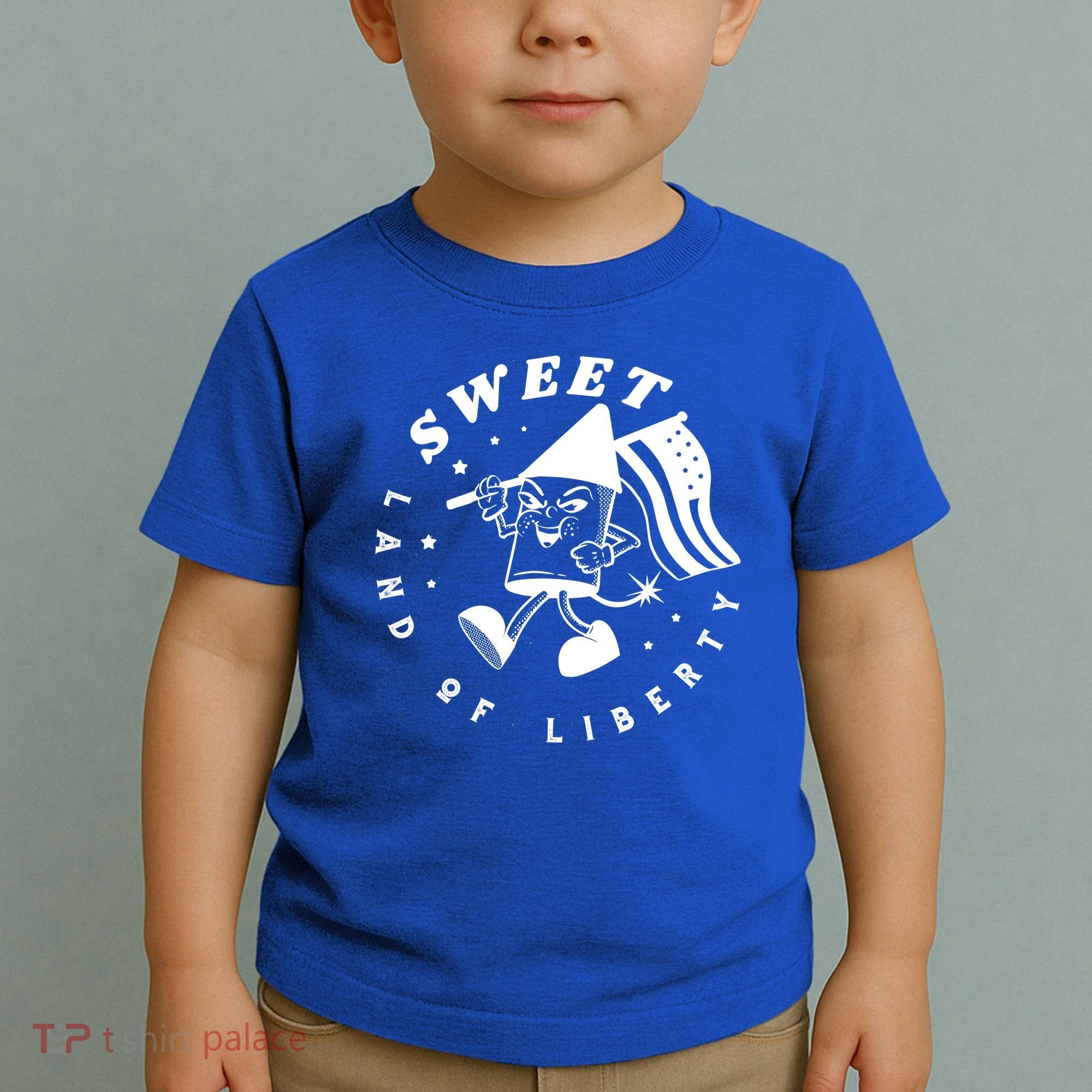 Sweet Land Of Liberty Firework Toddler T-Shirt