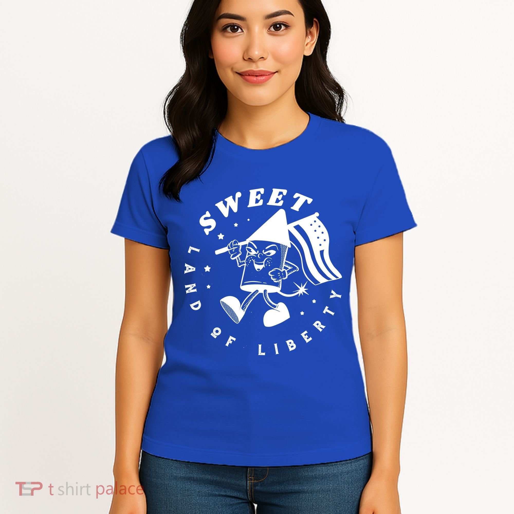 Sweet Land Of Liberty Firework Women's T-Shirt