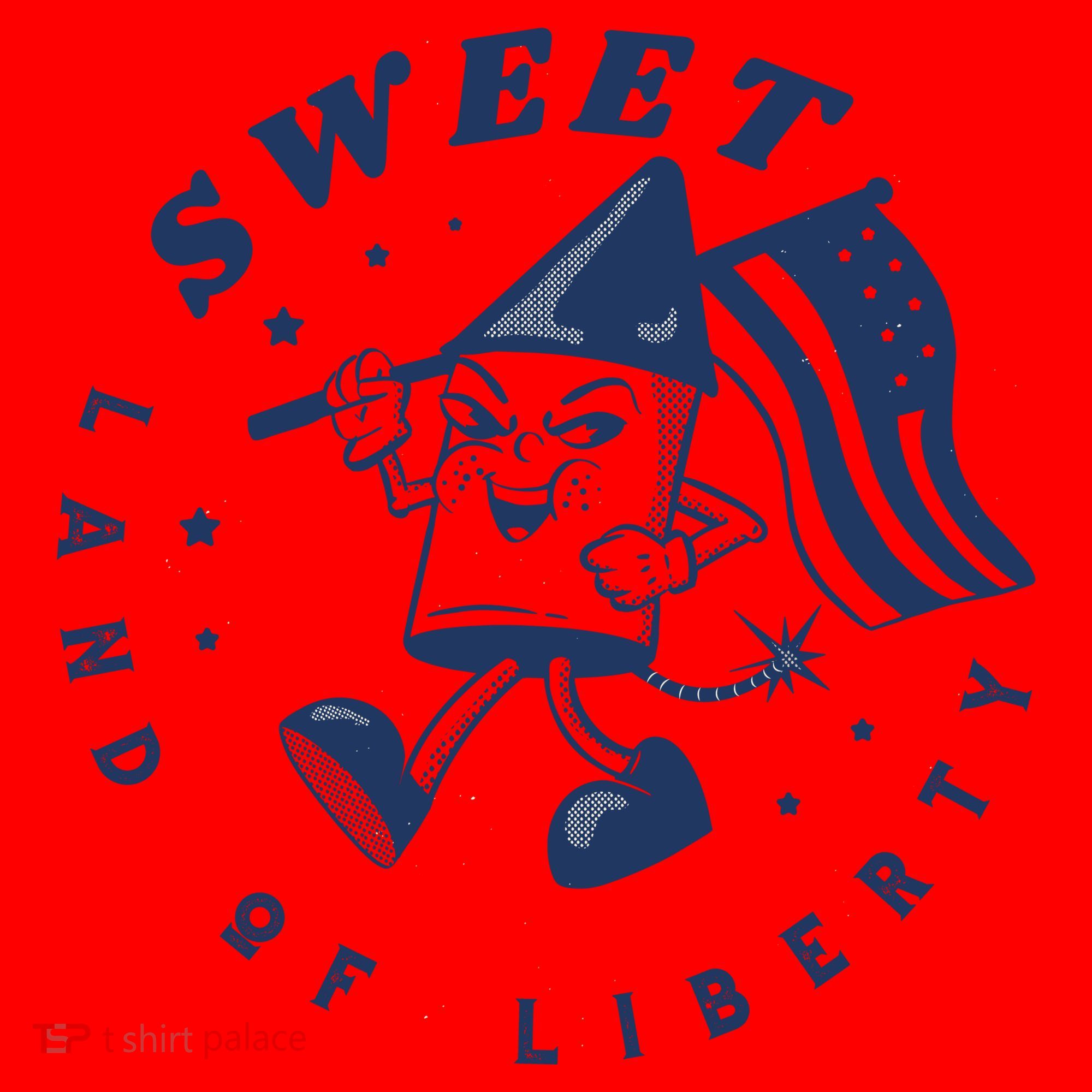 Sweet Land Of Liberty Firework Santa Hat