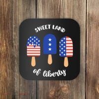 Sweet Land Of Liberty Ice Cream Pops Coaster thumb 0
