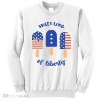 Sweet Land Of Liberty Ice Cream Pops Sweatshirt thumb 0