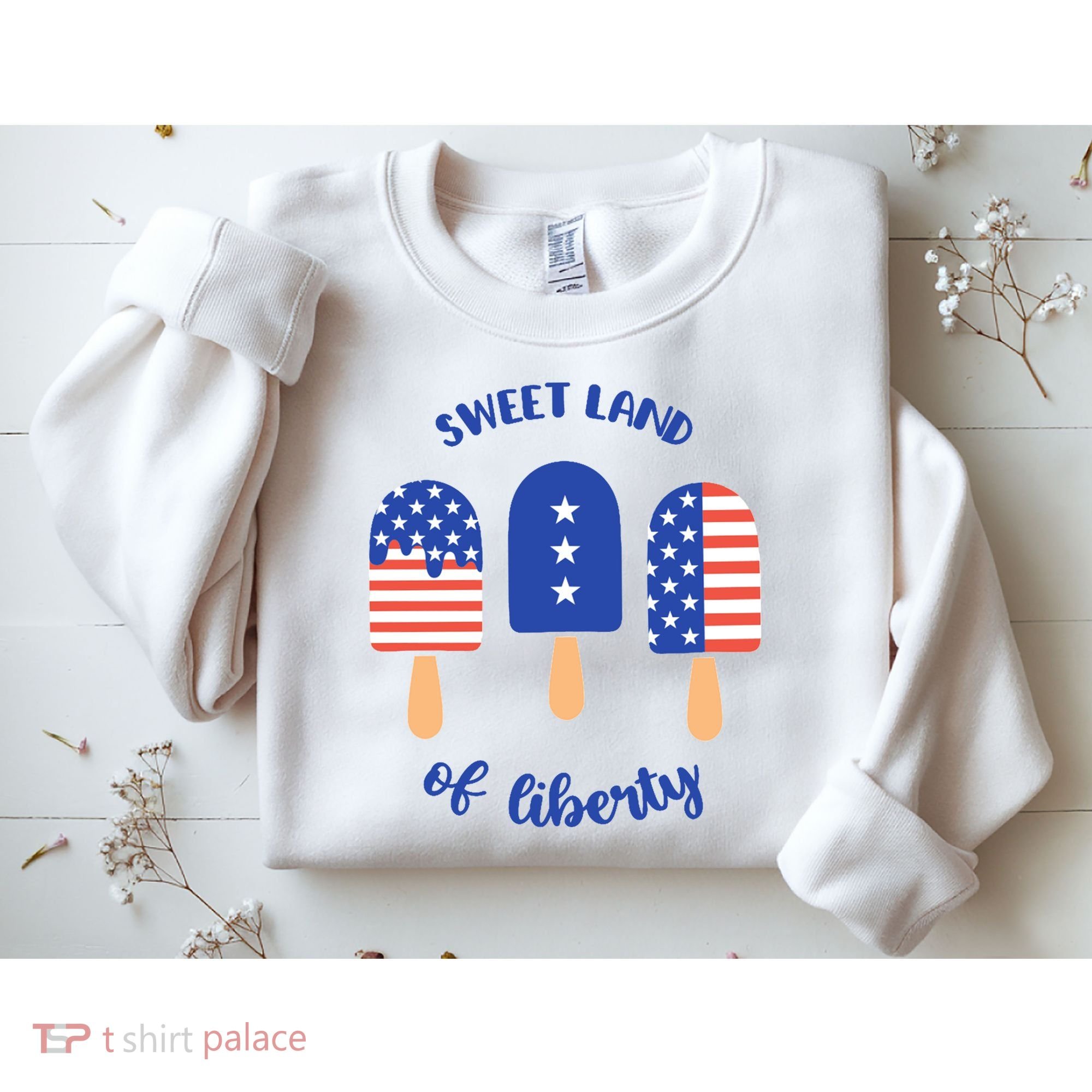 Sweet Land Of Liberty Ice Cream Pops Sweatshirt