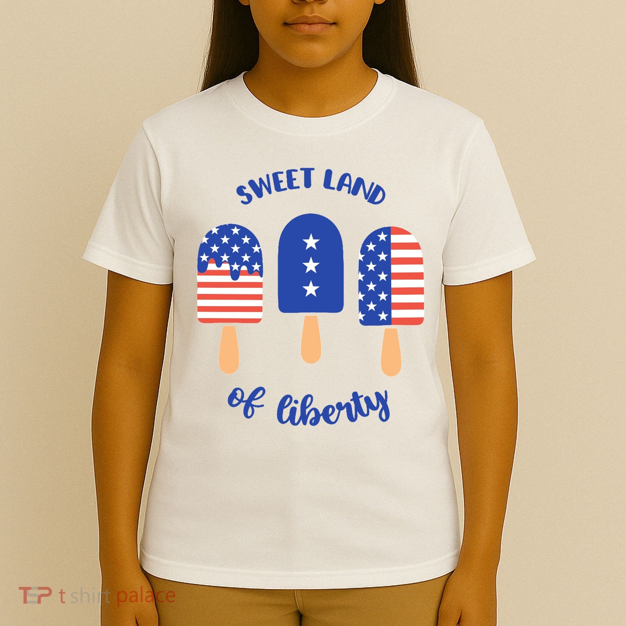 Sweet Land Of Liberty Ice Cream Pops T-Shirt