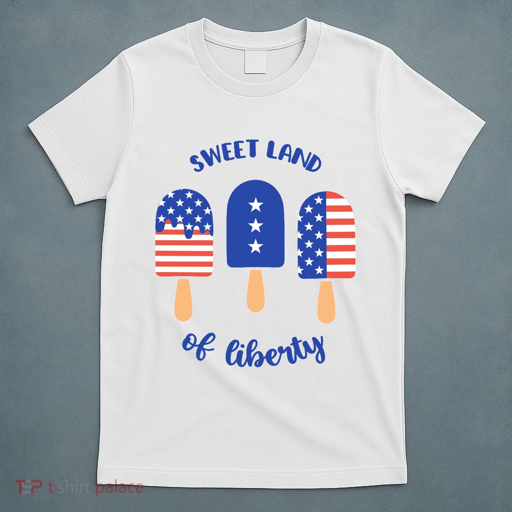 Sweet Land Of Liberty Ice Cream Pops T-Shirt
