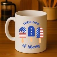 Sweet Land Of Liberty Ice Cream Pops Coffee Mug thumb 4
