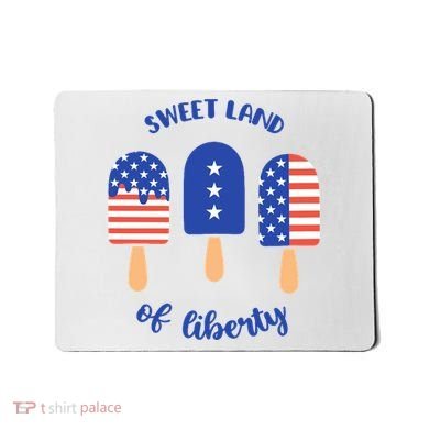 Sweet Land Of Liberty Ice Cream Pops Mousepad