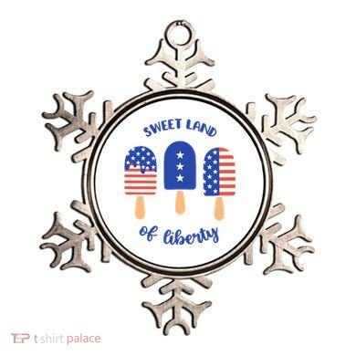Sweet Land Of Liberty Ice Cream Pops Ornament